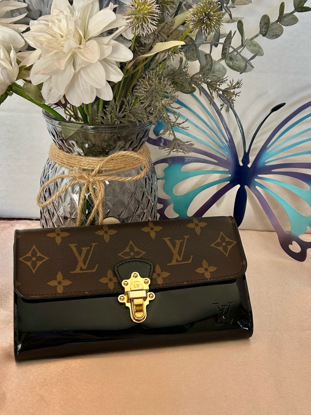 Louis Vuitton Cherrywood Long Wallet